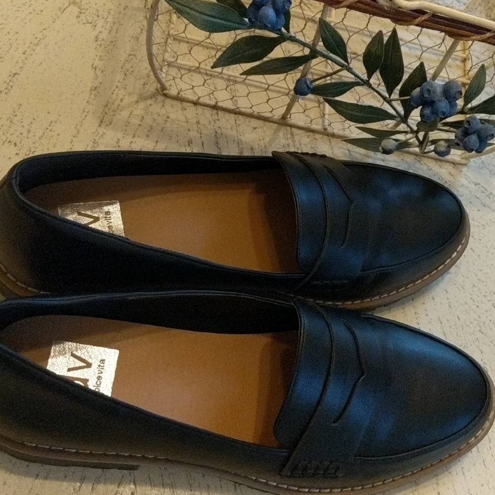 Dolce Vita Classic Black Loafers